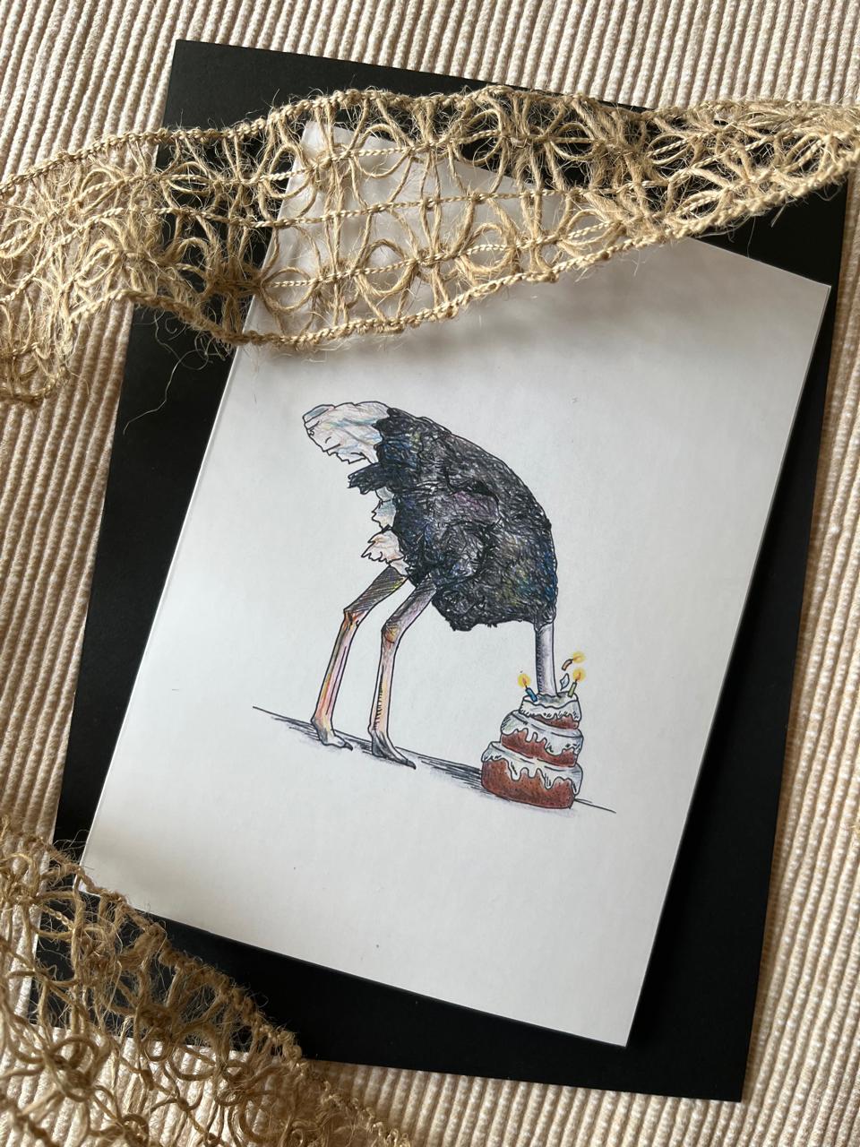 Hiding Ostrich