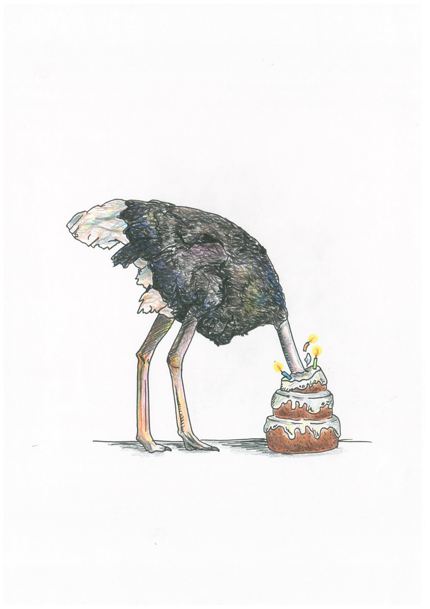 Hiding Ostrich